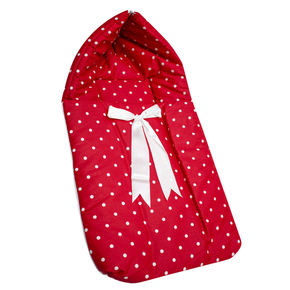 Bright Red Dotted Carrying Nest