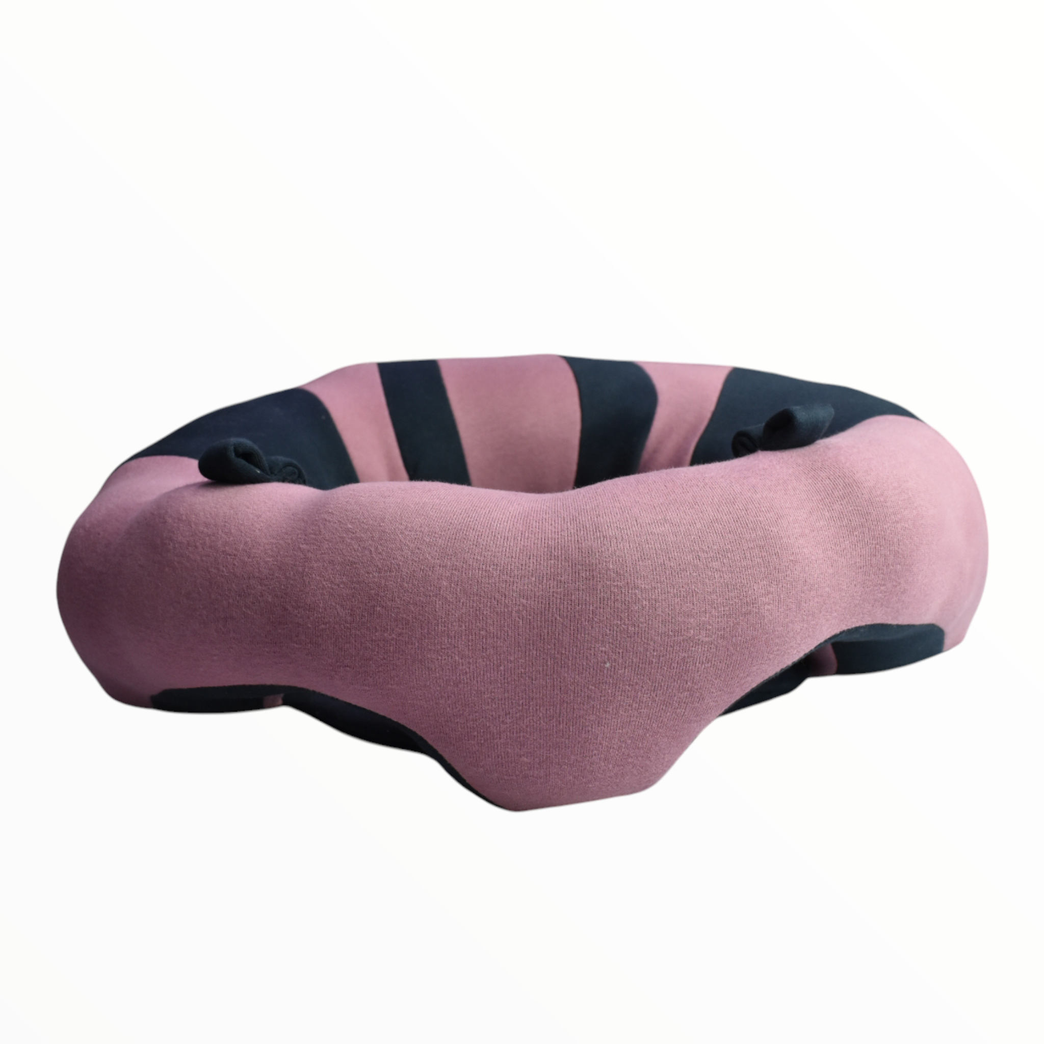 Pink & Navy Blue (inverse) SitU Pillow