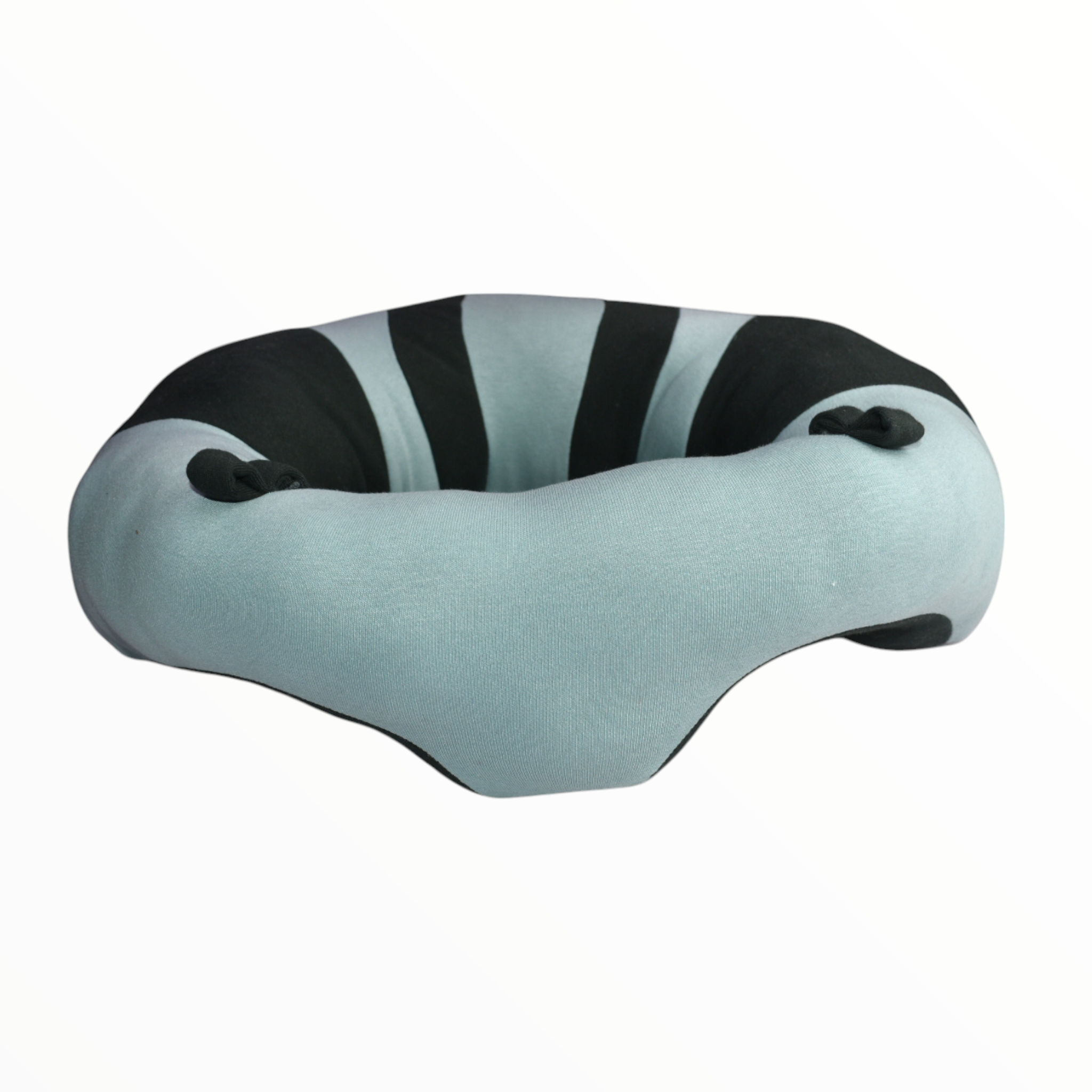 Black & light Blue (inverse) SitU Pillow