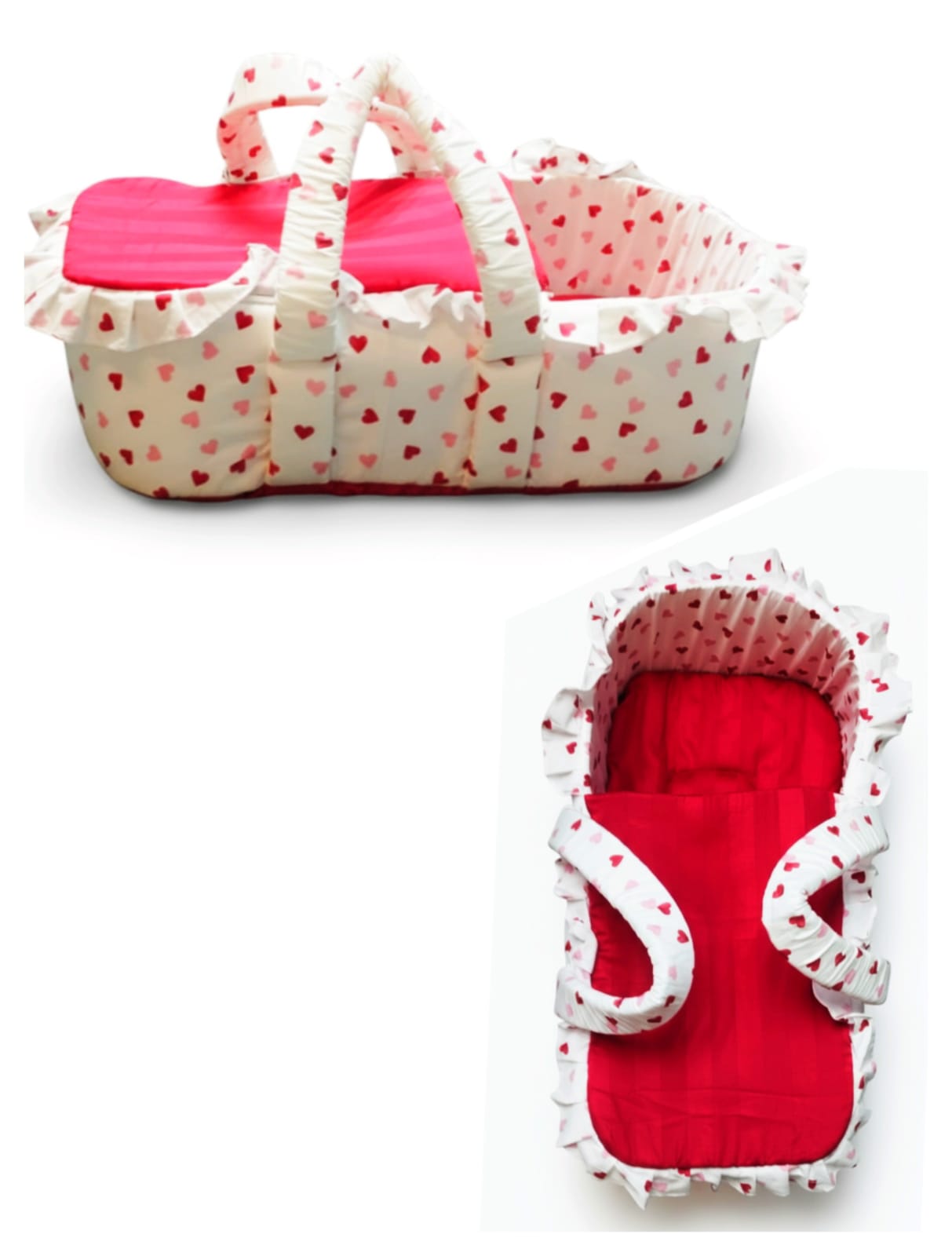 red heart moses baskit