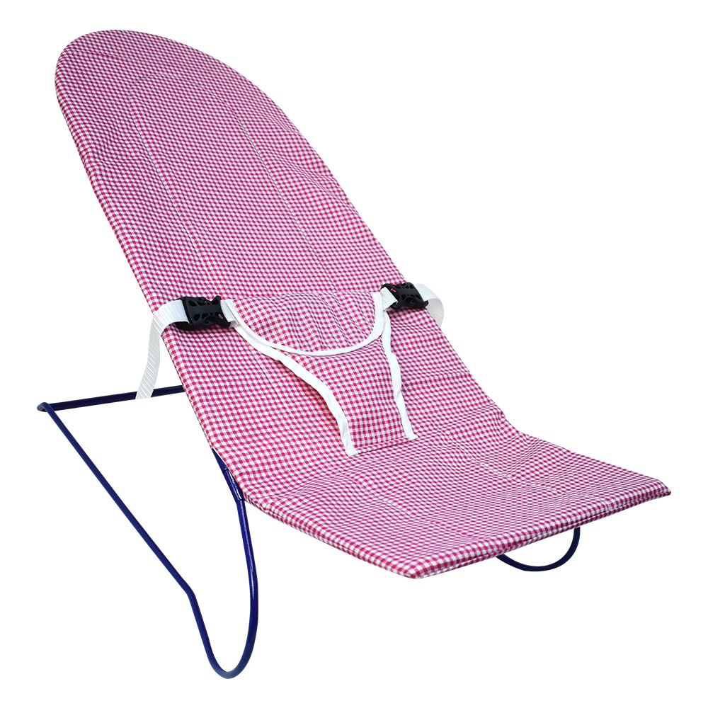 Pink Check Bouncing Cradle