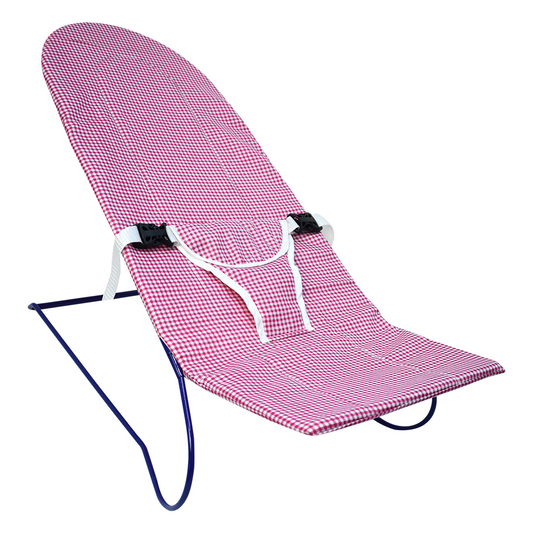 Pink Check Bouncing Cradle