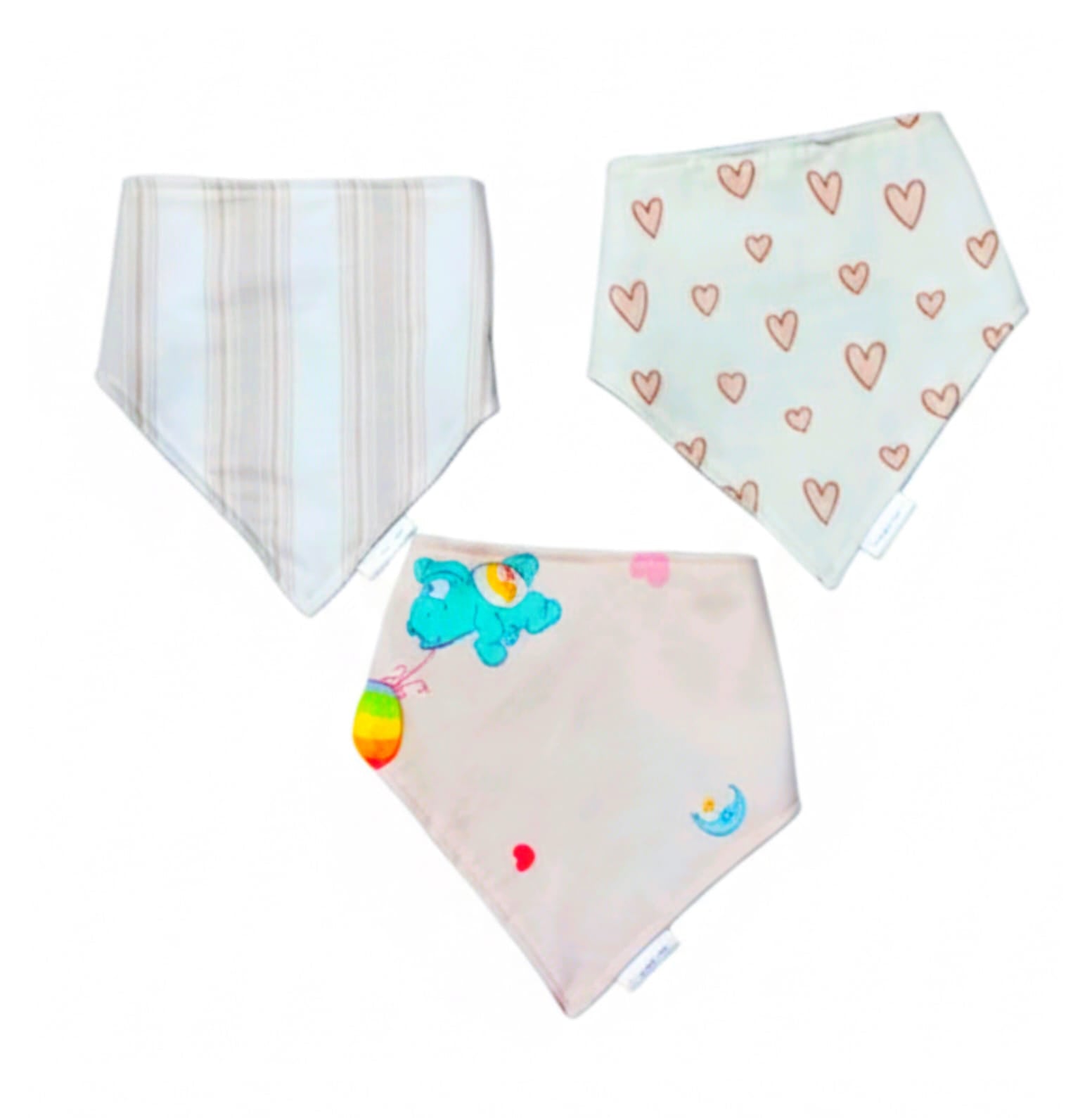 Bandana Bibs pack of 3 multi