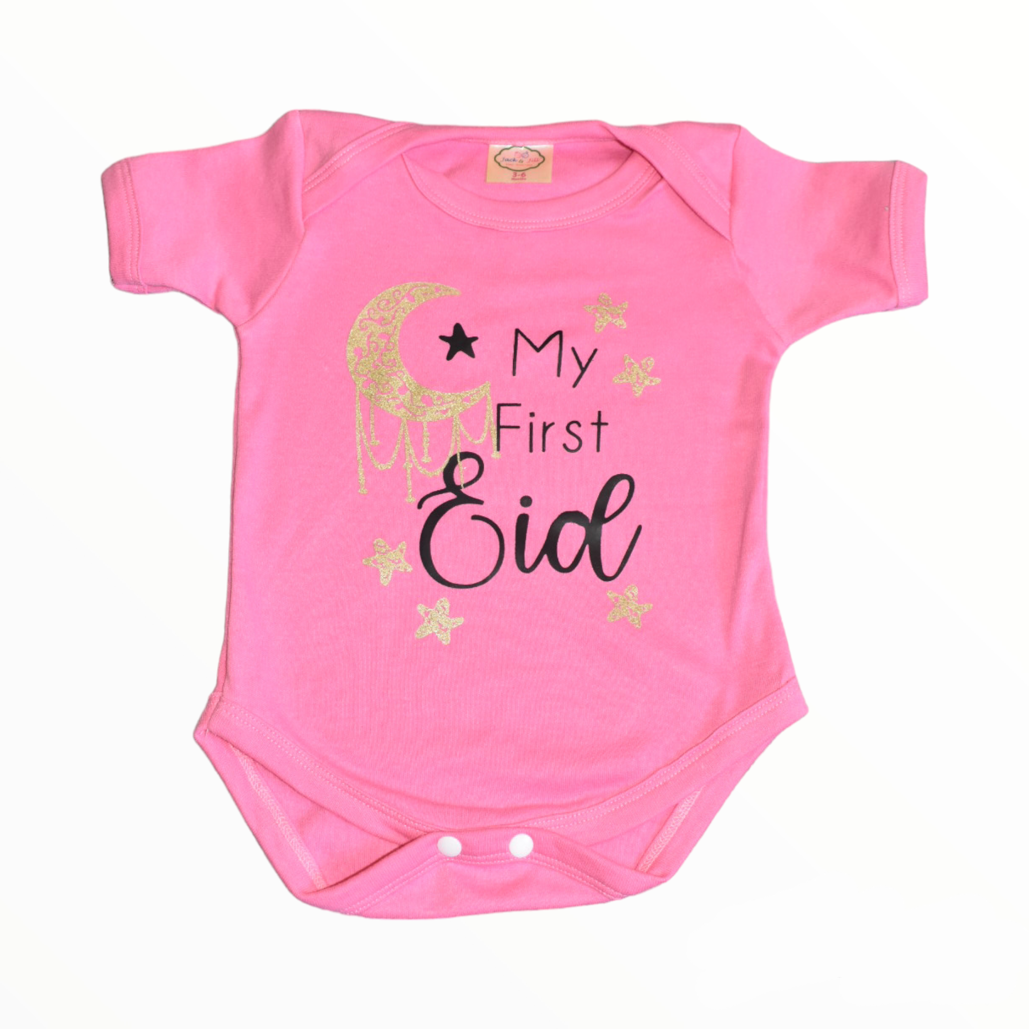 First Eid Moon Romper with Fancy Booties